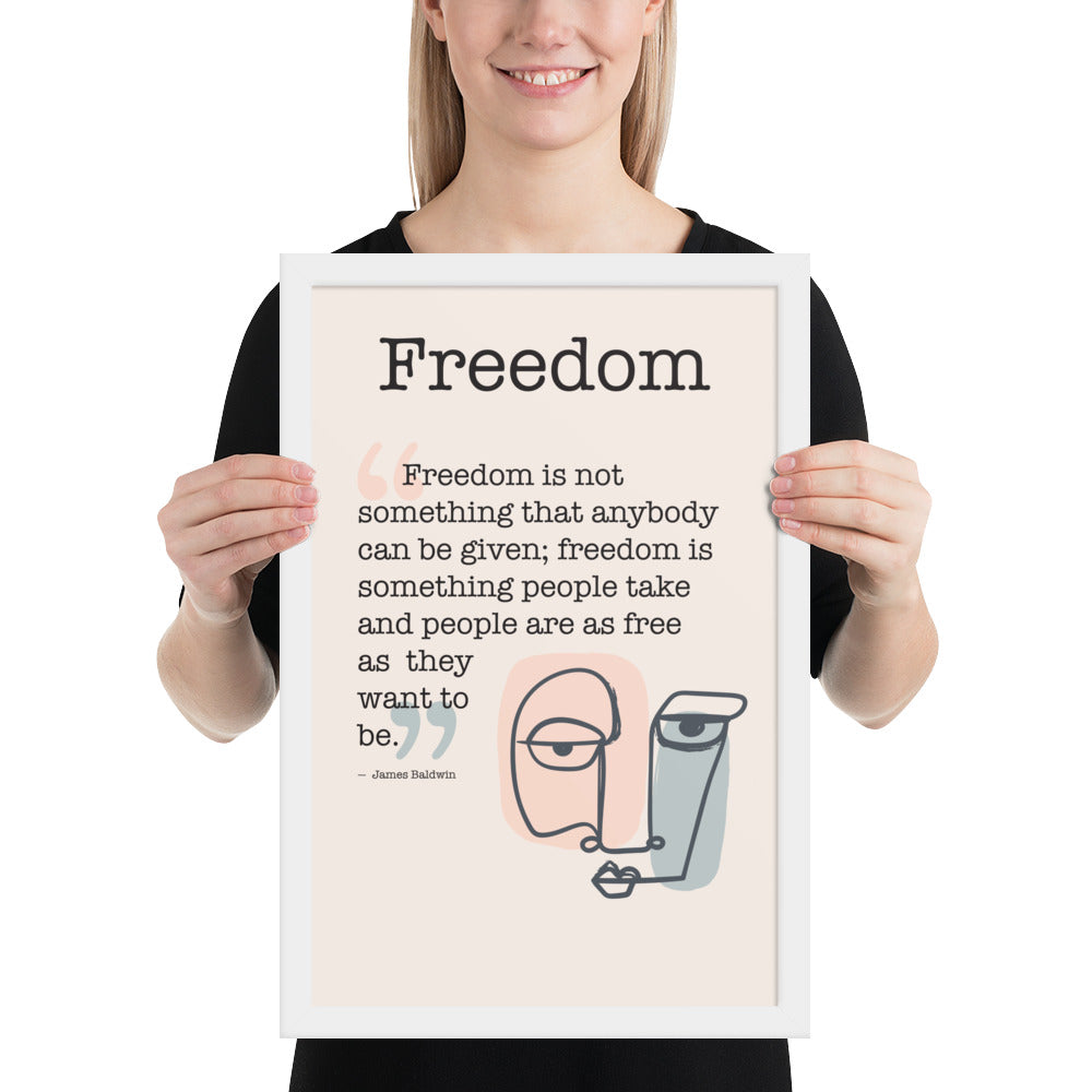 12x18 Freedom Framed Poster