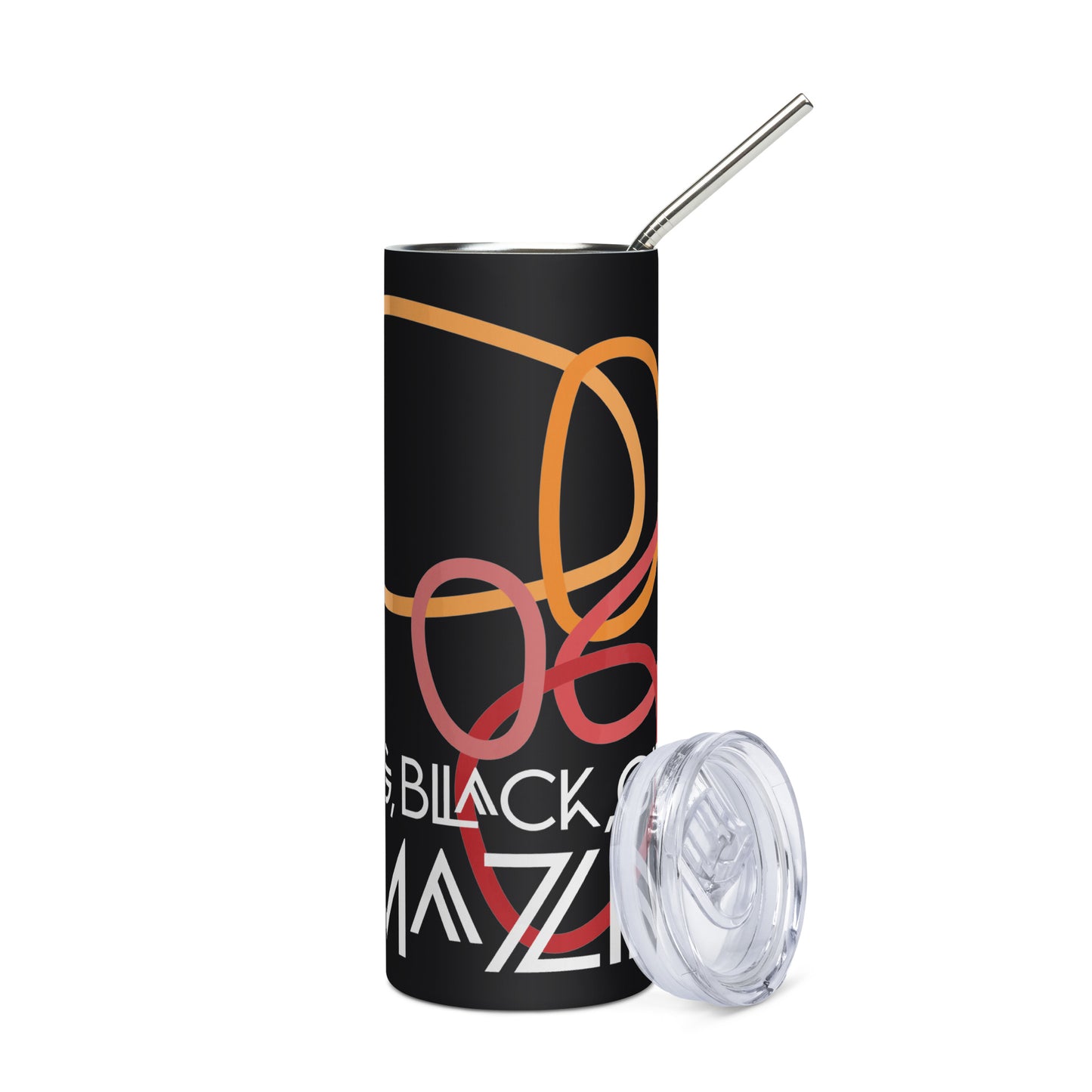 Young Black Gifted & Amazing Tumbler Black