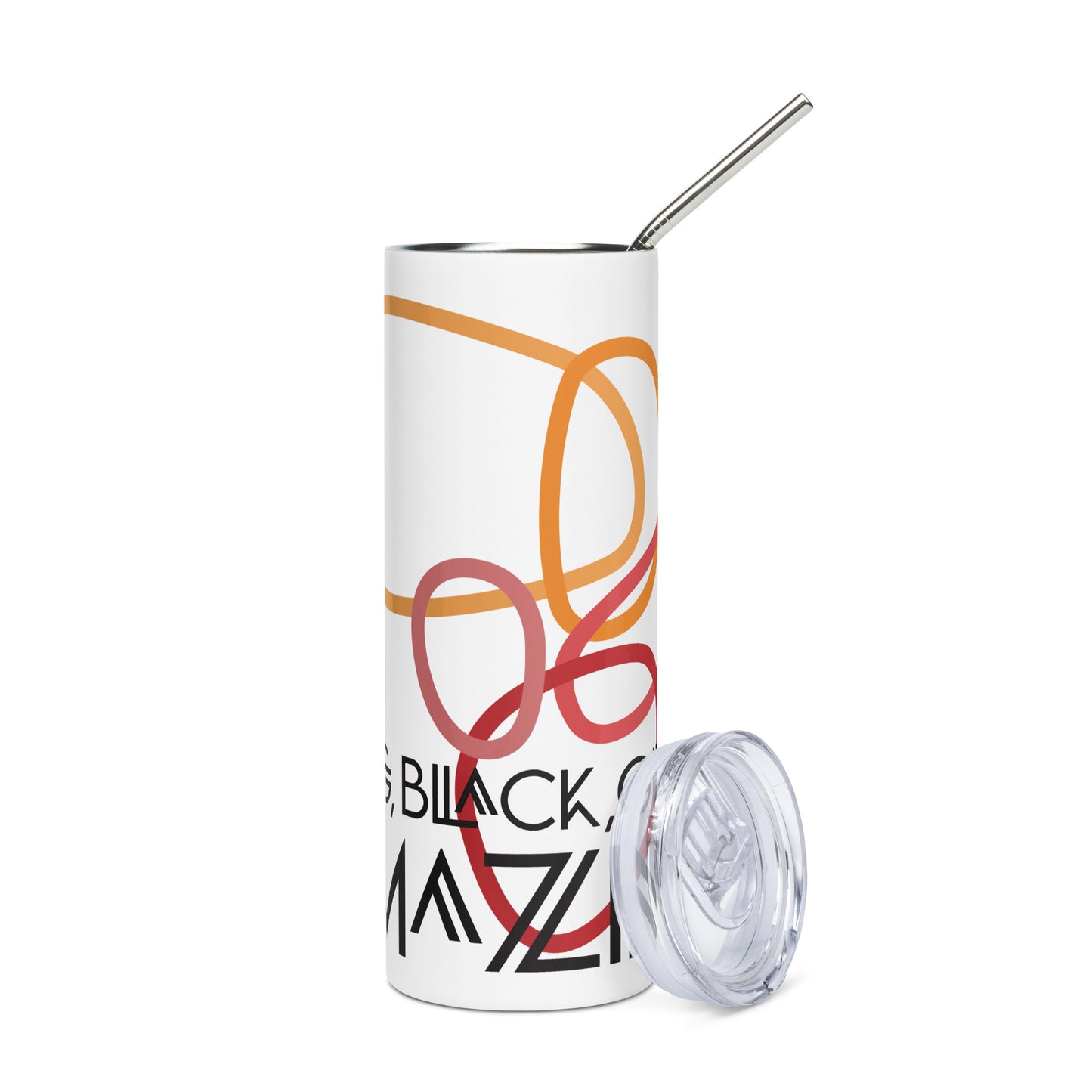 Young Black Gifted & Amazing Tumbler White