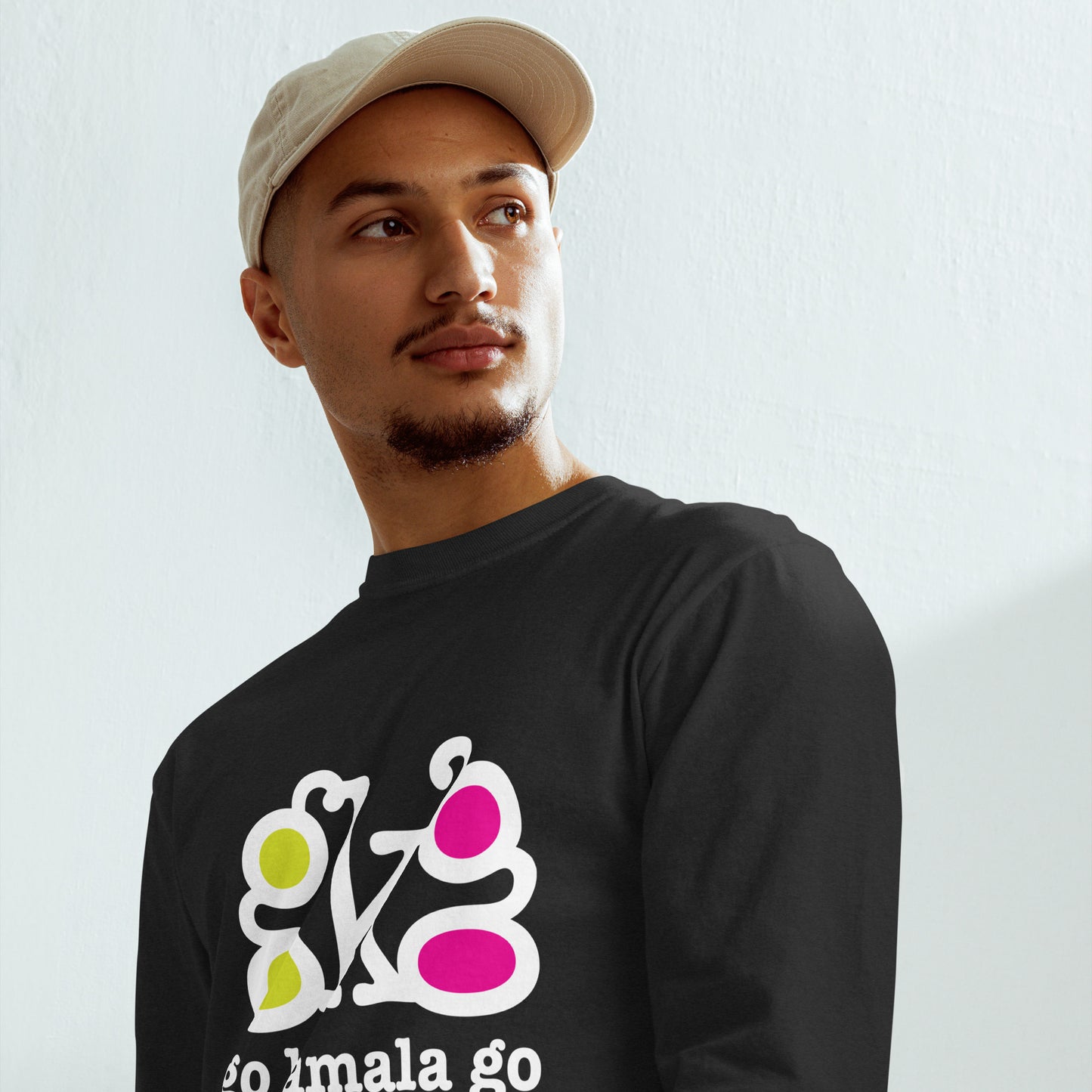 "Go Kamala Go" long sleeve tee (Blk)