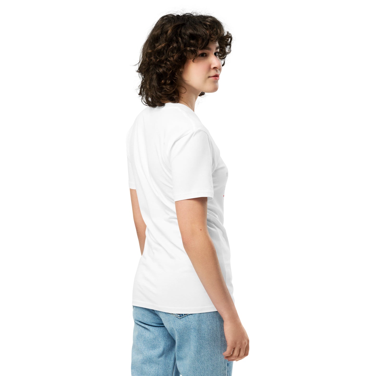 Comma La. Short sleeve Tee (Wht)