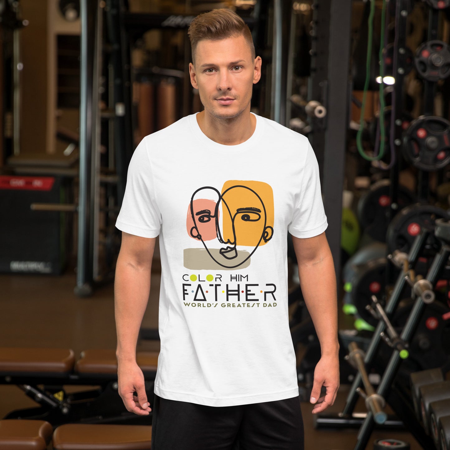 Color Him Father White Tee